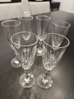 Vintage Crystal Flutes