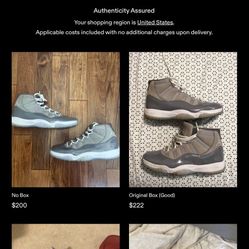 Jordan 11 Cool Grey