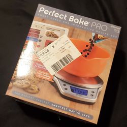 Perfect Bake Pro w/ digital scale, Bluetooth capabilities and recipes app...
