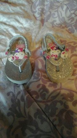 Hello kitty flip flops