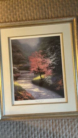 Thomas Kinkade- Afternoon  Light, Dogwoods
