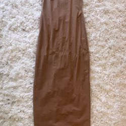 Skims long slip dress