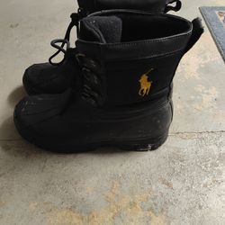 Ralph Lauren Polo Snow Boots Black