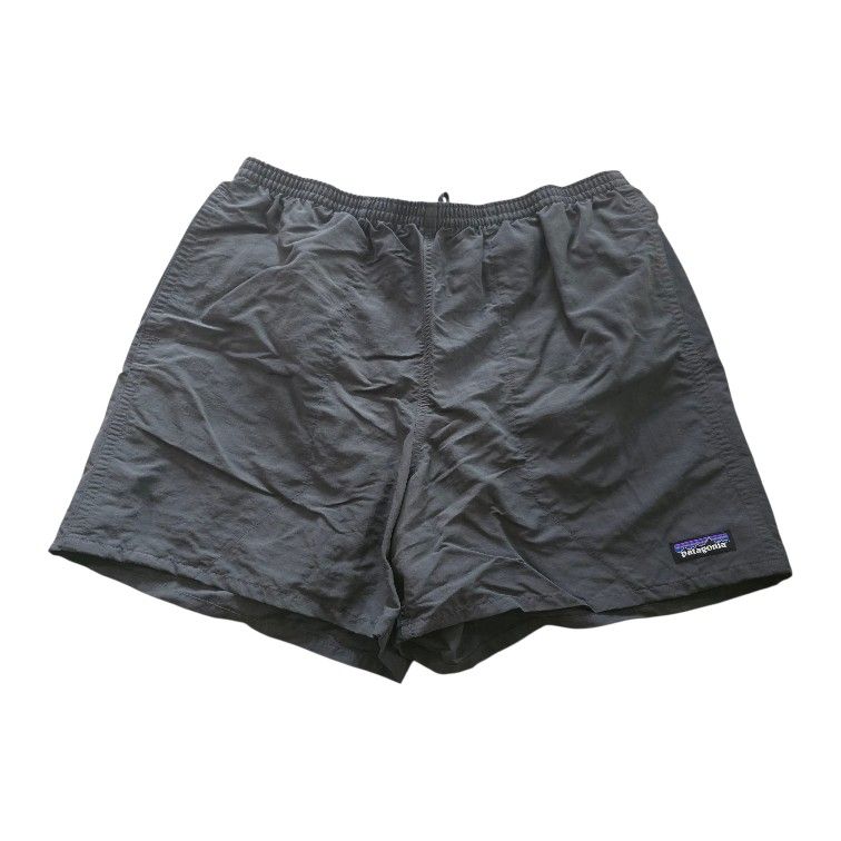 Patagonia Baggies Men Shorts SZ L Gray Swim Trunks Lined Outdoor Bottoms