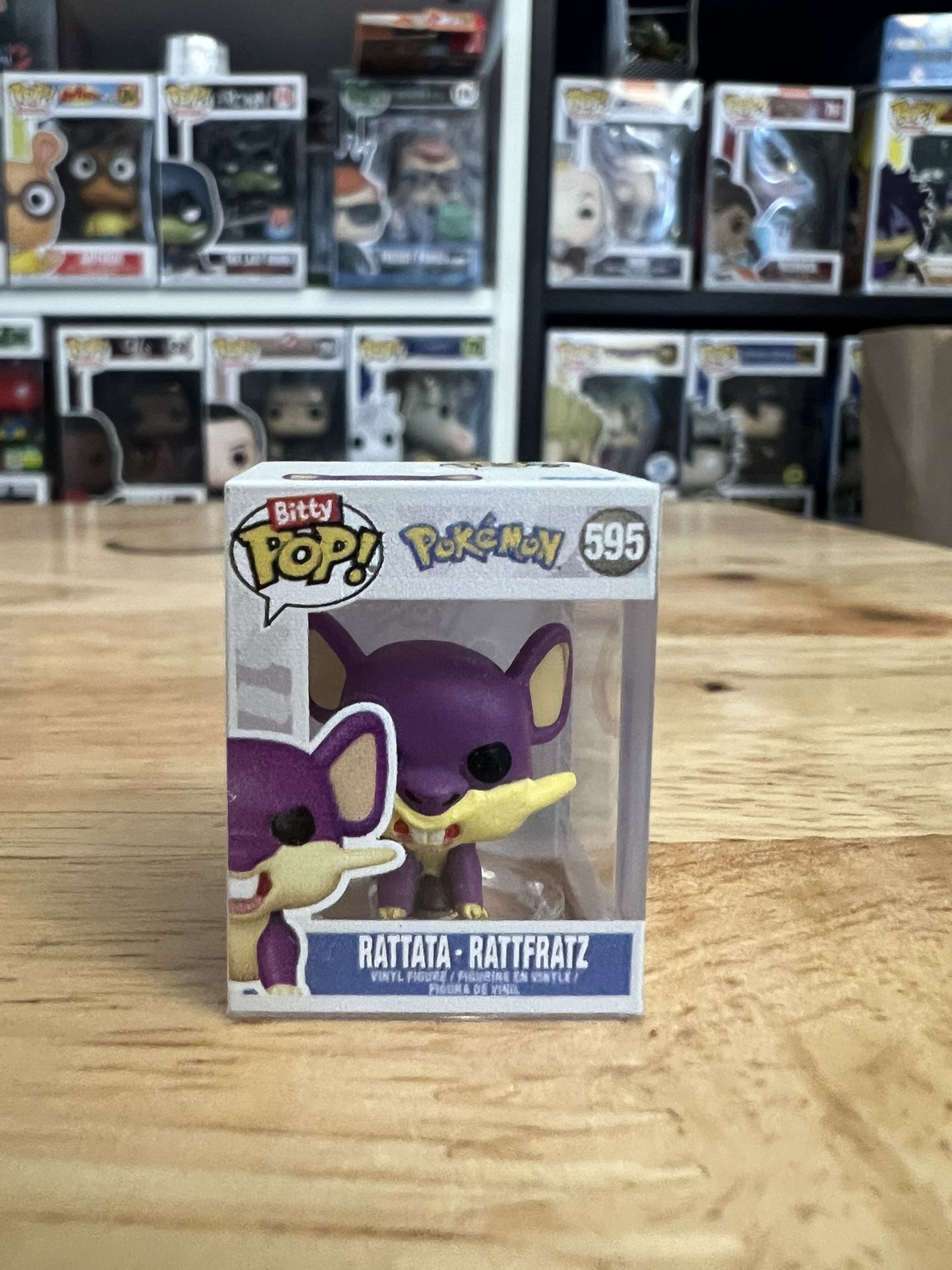 HYPER RARE CHASE BITTY Rattata Pokemon Funko Pop #595 Pokémon Vinyl Figure TCG