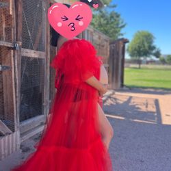 Pregnancy Tulle Gown