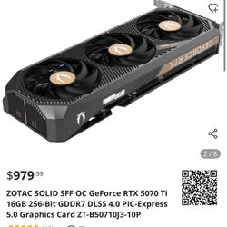 Brand New Zotac 5070 Ti 16gb 
