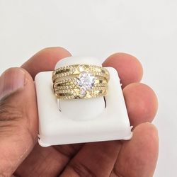 10kt Real Gold  Wedding Trioset