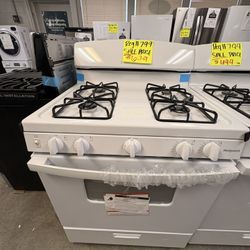 Hotpoint White Gas Stove 