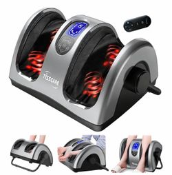 TISSCARE Shiatsu Foot Massager with Heat: FSA Eligible HSA Foot Massager for Neuropathy