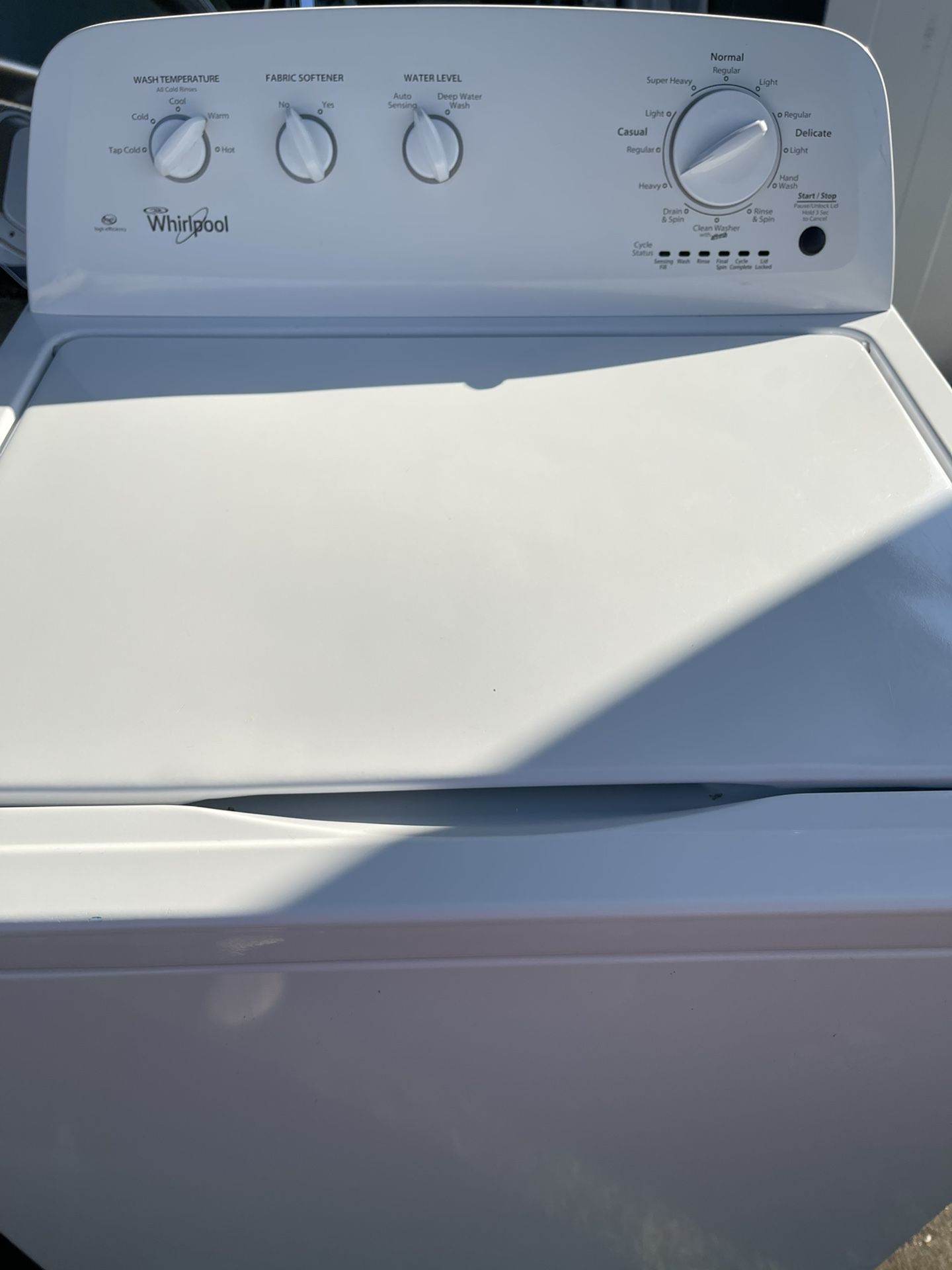 whirlpool washer