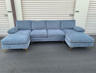 Blue Sectional (WILL DELIVER)