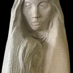 Vintage Acoma Mother & Child Sculpture - Freedom Spirit, Austin Productions