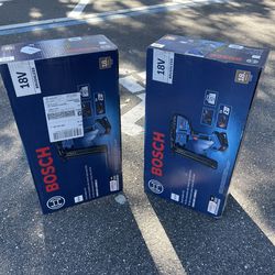 Bosch 18V Brushless 2-1/2-in 18 -Gauge Cordless Brad Nailer (Battery Included and Charger Included)