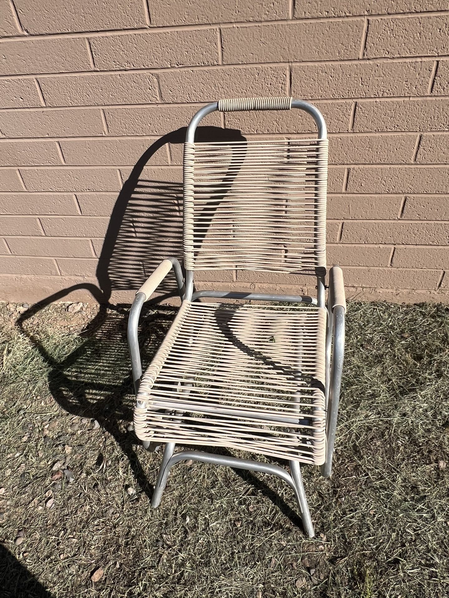 Mid-Century Modern Patio Rocking Chair