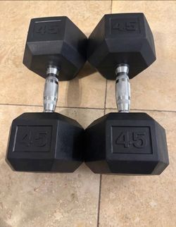 45S dumbbells