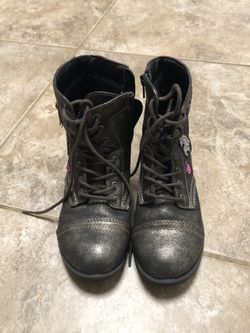 Black and Gold Justice Boots