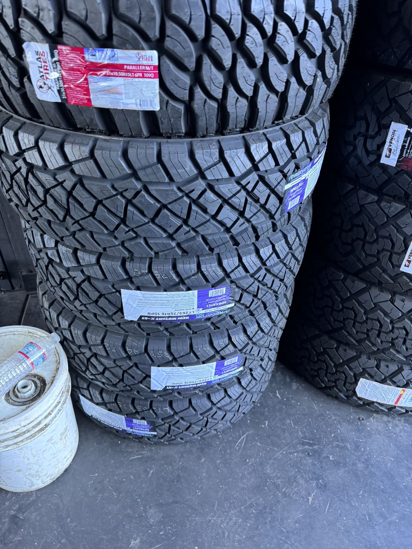 265/80R17 SET OF 4 ALL TERRAIN