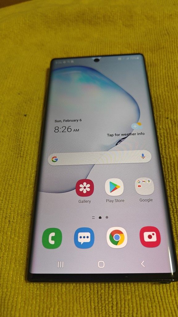 Samsung Galaxy Note 10+Plus 512GBS Only Works To AT&T Cricket Simplemobile UltraMobile
