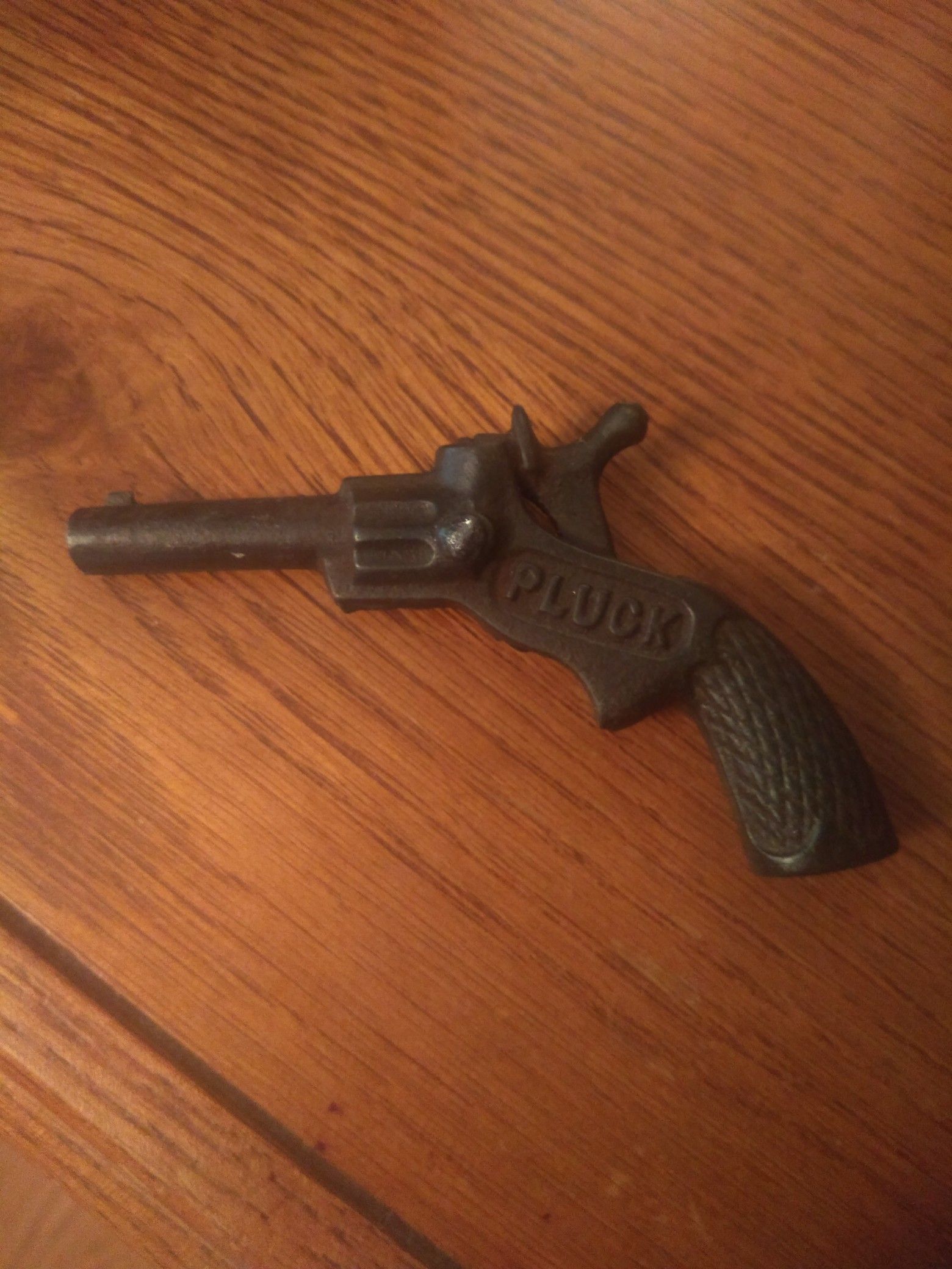Antique Cast Iron Pluck Toy