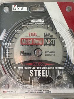 Morse Metal Devil NXT 5-3/8" 32T Steel Cutting Circular Saw Blade