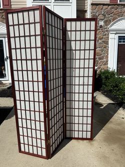 USED Cherry room divider