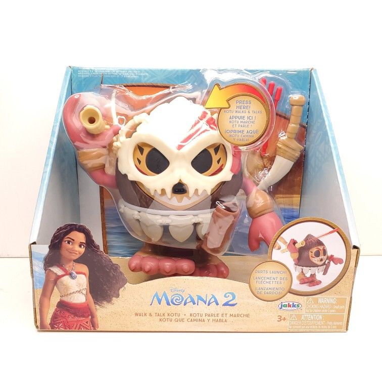 NEW 2025 Disney Princess Moana 2 Walk And Talk Kotu 6" Action Figure