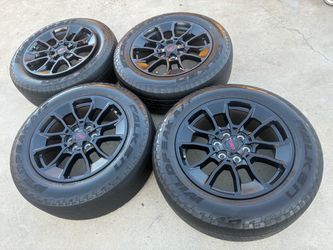 Rims TRD Black 6x5.5 - 6x139.7 rines For Sierra Yukon Silverado Tahoe Suburban C10 Avalanche Escalade Bronco 4Runner Tacoma Sequoia Tundra Titan