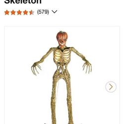 12ft Pumpkin Skeleton 