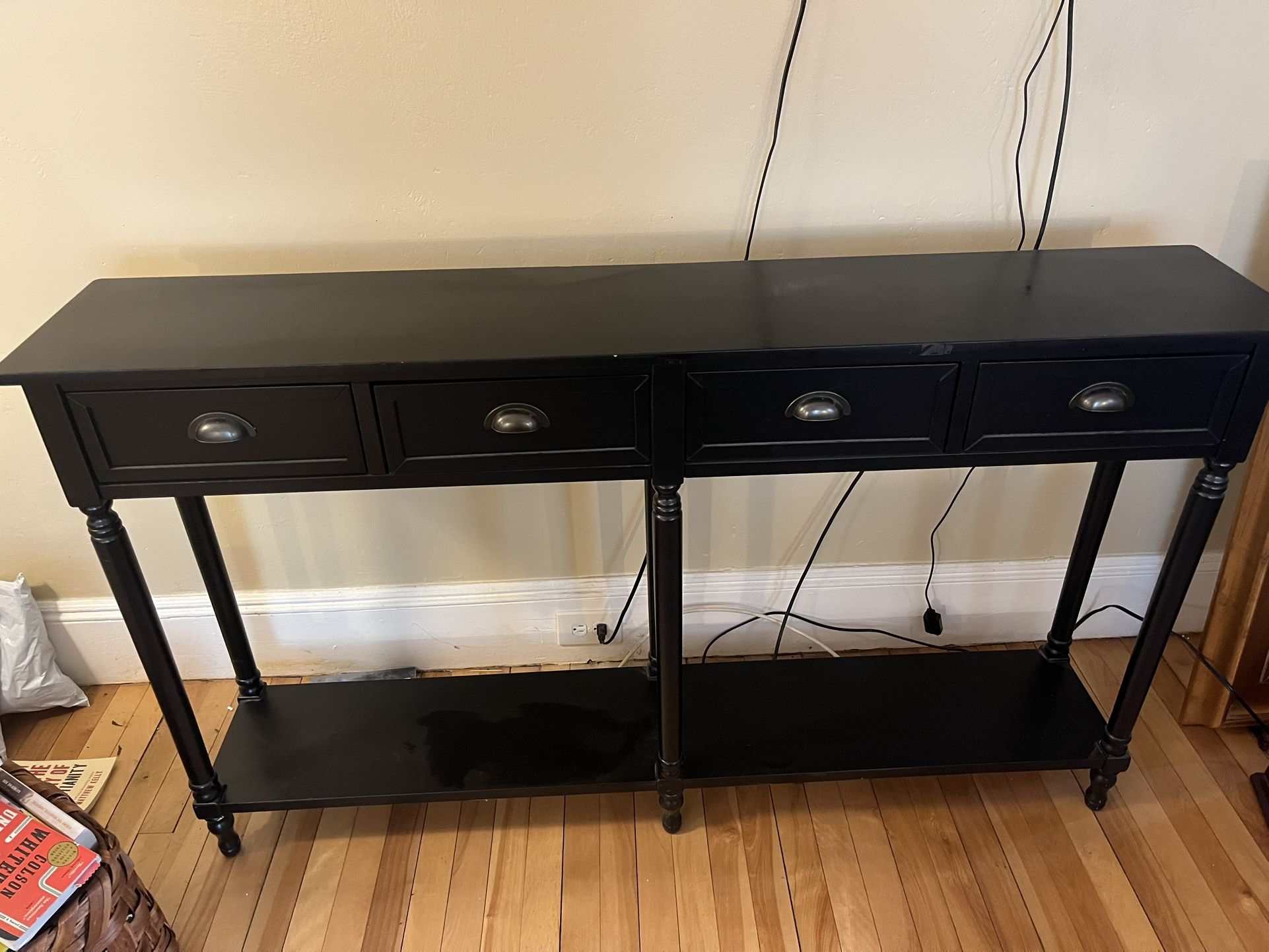 Black Console Table