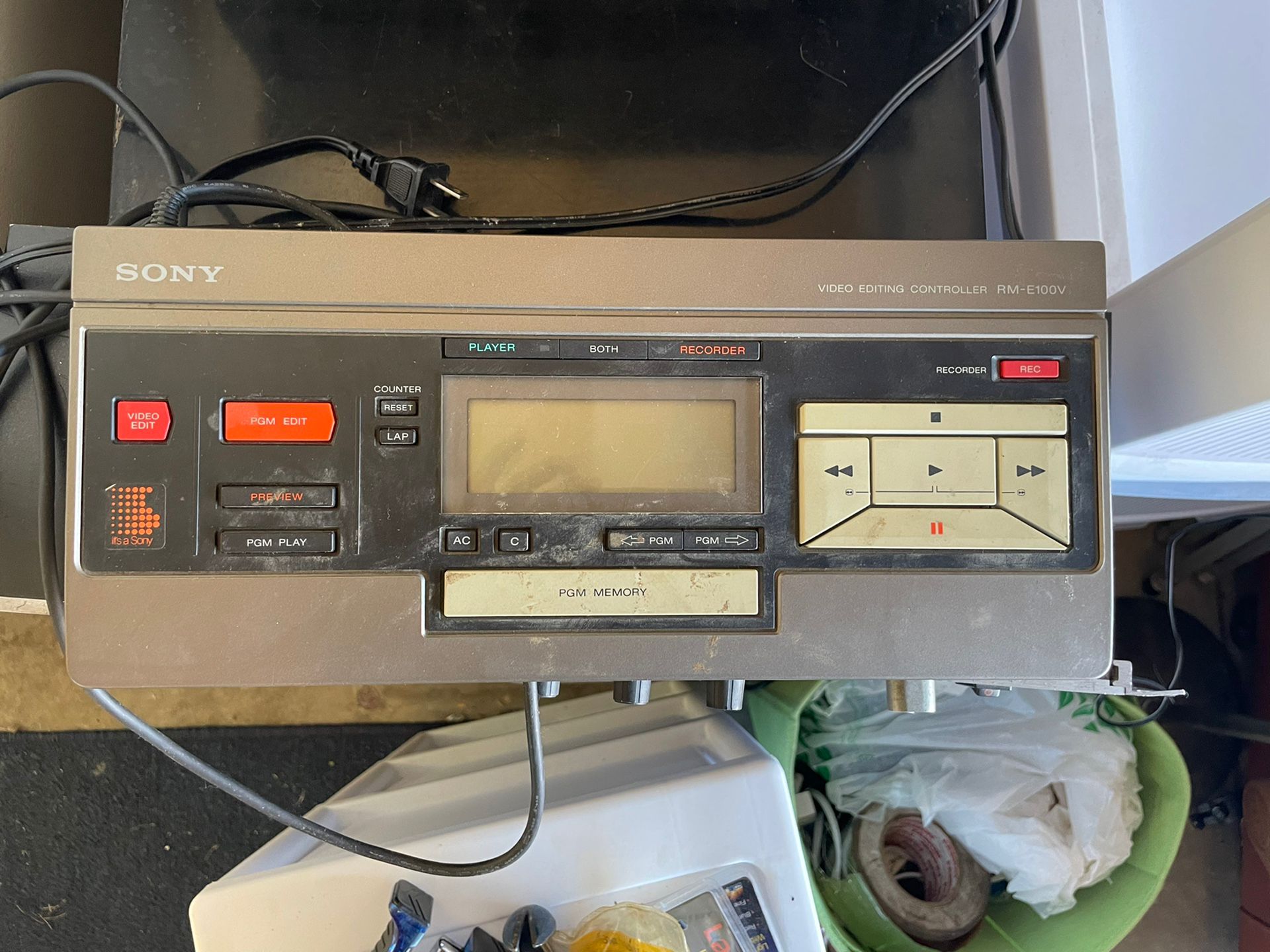 Sony Video Editing Controller RM-E100v