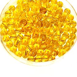 Lot Of 55 Citrine Quartz Beads 