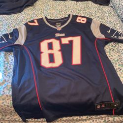 rob gronkowski patriots jersey size XL