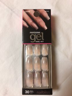 Nailbliss professional gel nail kit - coffin