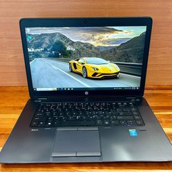 HP ZBook 15u G2 i7-5600u 2.60Ghz  8GB RAM 256GB SSD AMD Fire-pro  Graphics Fully Functional!!