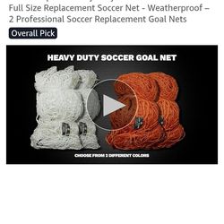 Redes para portería de futbol