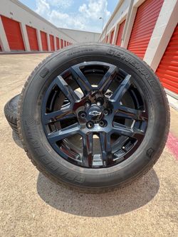 20s Chevy gmc Trailboss black rims Rines wheels 6lug Oem