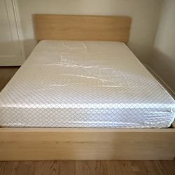 [No Disassemble, Self service] IKEA MALM Queen Bed + Mattress Bundle - $100