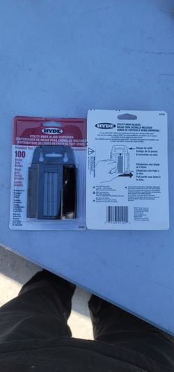 Hyde Tools Blade Round Tip Dispenser Utility Knife Blade 2 x 100 USA
