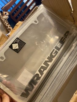 Wrangler License Frame