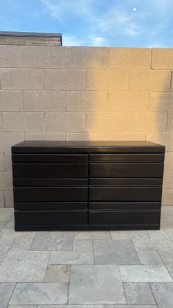 Black dresser