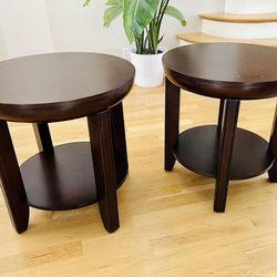 Robin Stucky Solid Wood End Tables