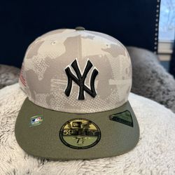 New York Yankees Armed Forces Day Hat 2025