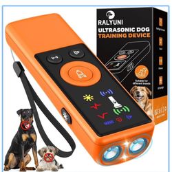 Ultrasonic Dog Bark Deterrent Device, Anti-Barking Control Device with LCD Screen & 3 Modes, Dog Tra