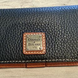 Dooney & Bourke Pebbled Leather Wallet 