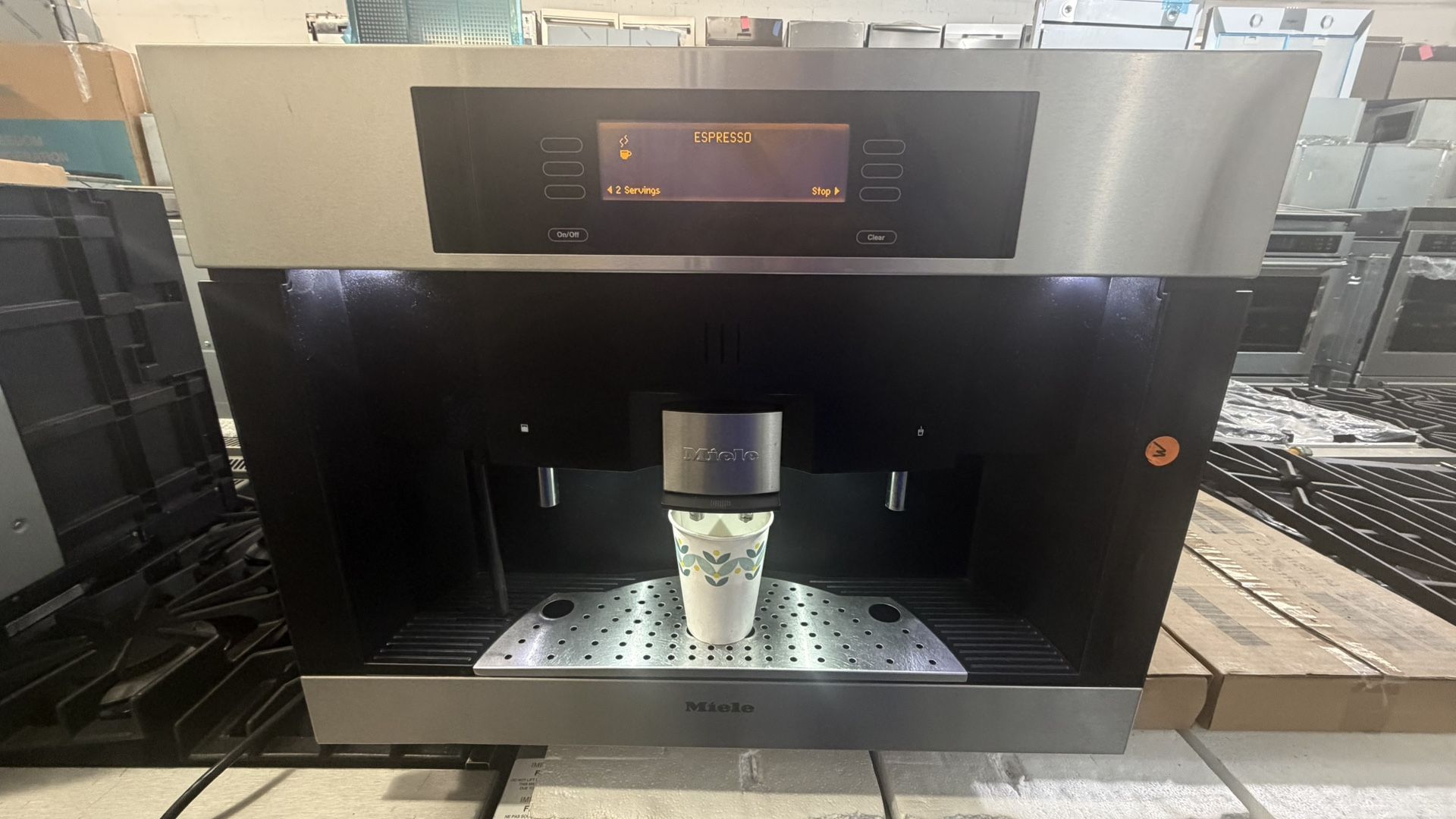 ✨ Miele CVA 4070 Built-In Coffee Maker – Like New ✨ Enjoy barista-quality coffee every morning with this premium Miele household coffee system. 	•	✅ C