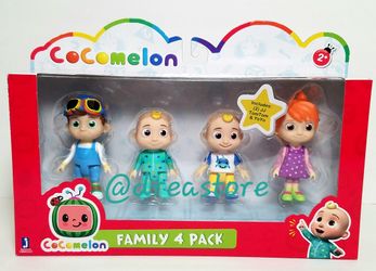 Cocomelon JJ Doll Family 4 pack figure set
