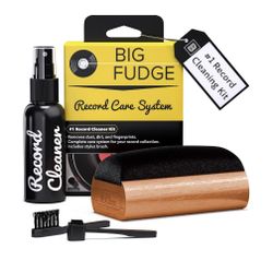 Big Fudge Vinyl Record Cleaning Kit - 4-in-1 Record Cleaner Solution