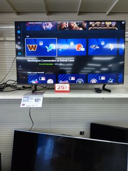 Large Flat Screen Smart TV
