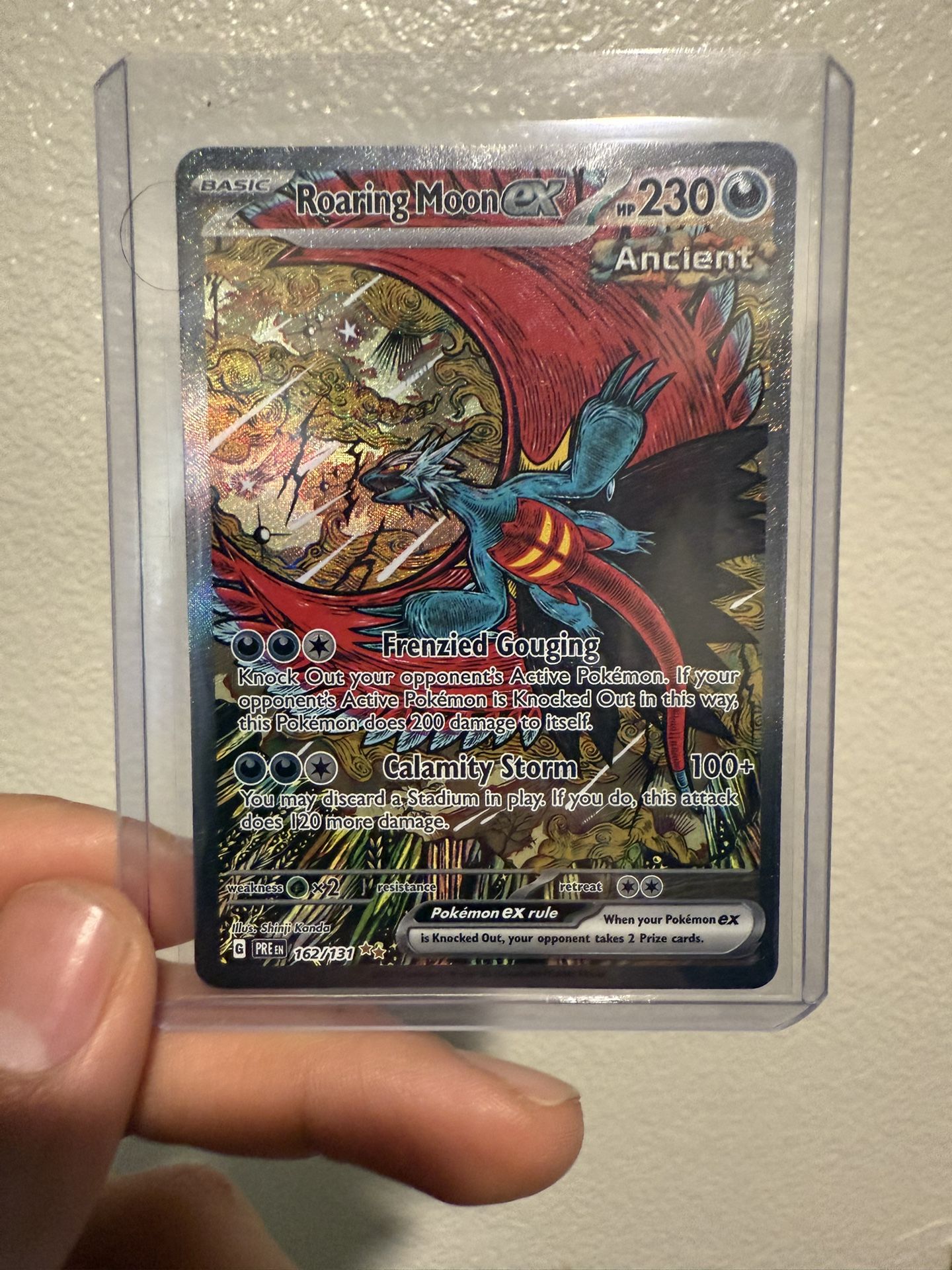 Roaring Moon Ex Prismatics Evolution